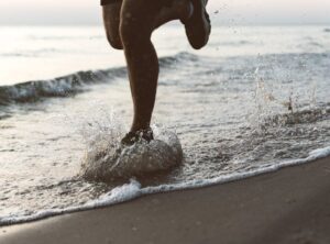 sonic running on water gif